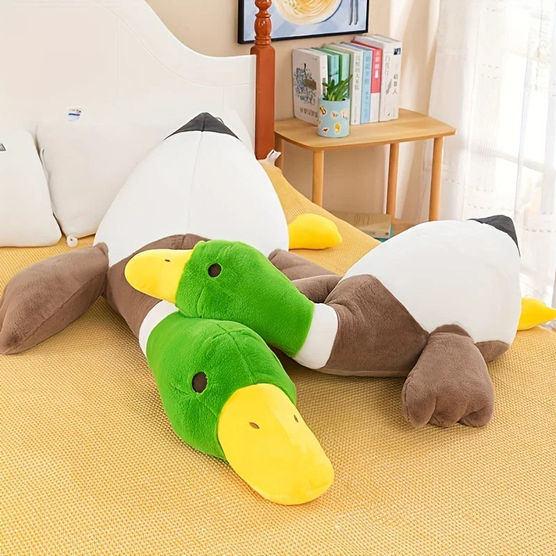 Peluche Canard Moelleux : Oreiller Doux & Décoration Animale Mignonne