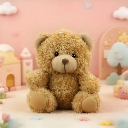 Mini Ours en Peluche Doux Marron - Lot de 1 ou 5 - Idéal Cadeau Anniversaire & Baby Shower