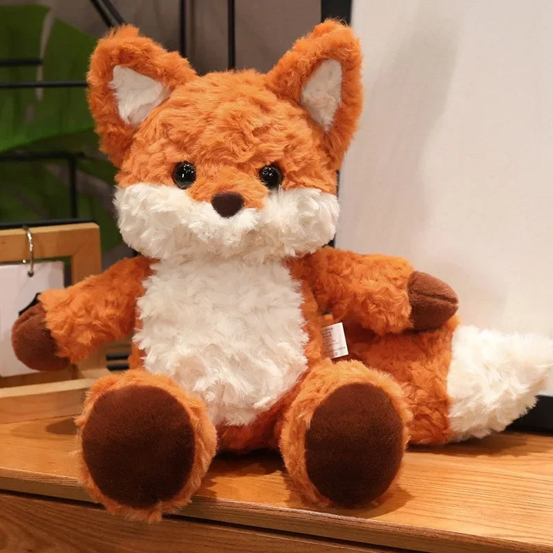 Peluche Renard Doux 35cm - Jouet Bébé Cadeau Anniversaire