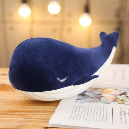 Peluche Baleine Bleue Douce 25cm - Cadeau Enfant Animal Marin