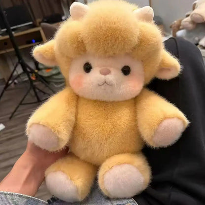 Cochon en Peluche Doux et Mignon - Coussin de Soutien Émotionnel (17,7 pouces, Brun Rosé)