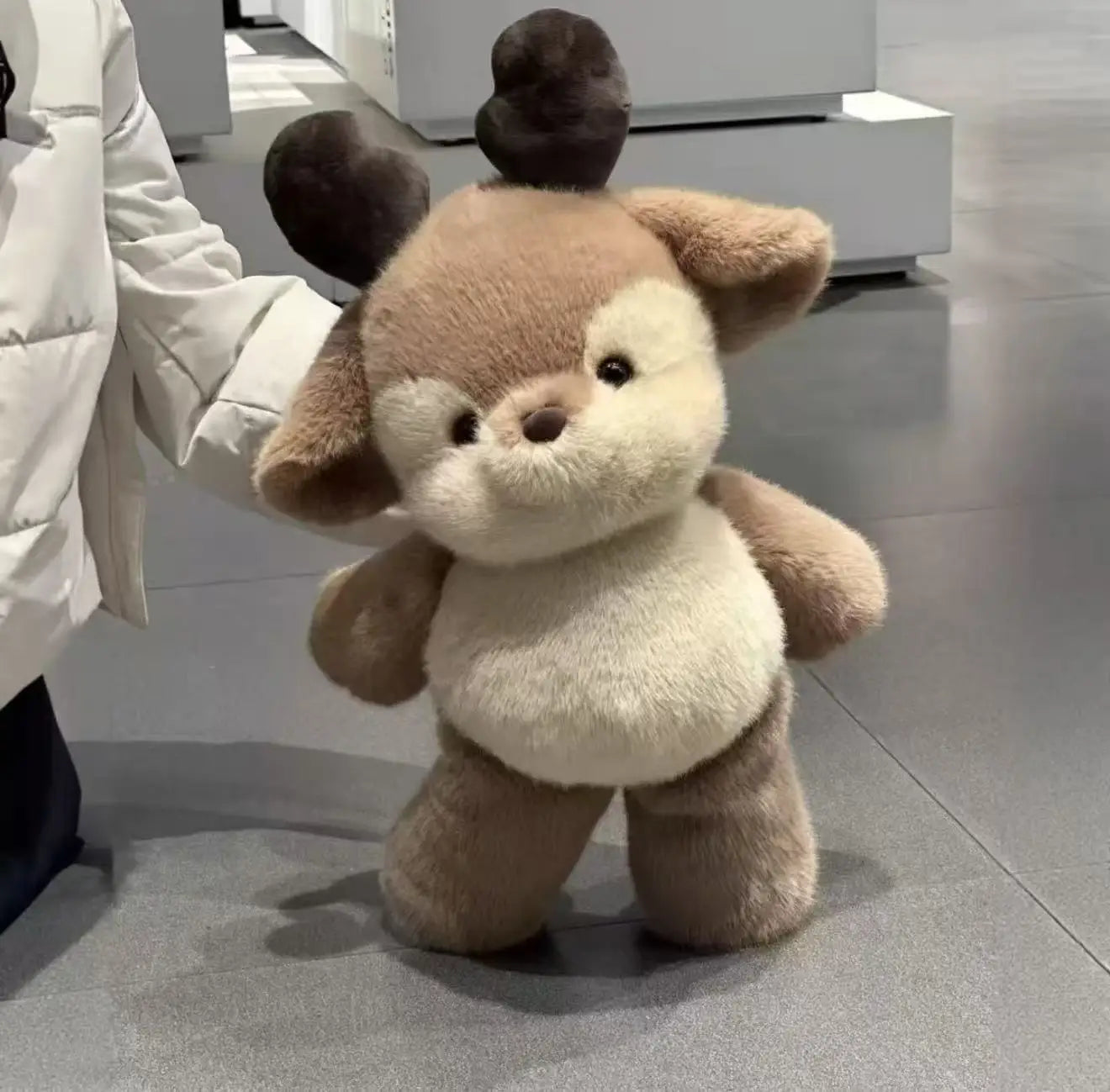 Cochon en Peluche Doux et Mignon - 17,7 Pouces - Corail Clair