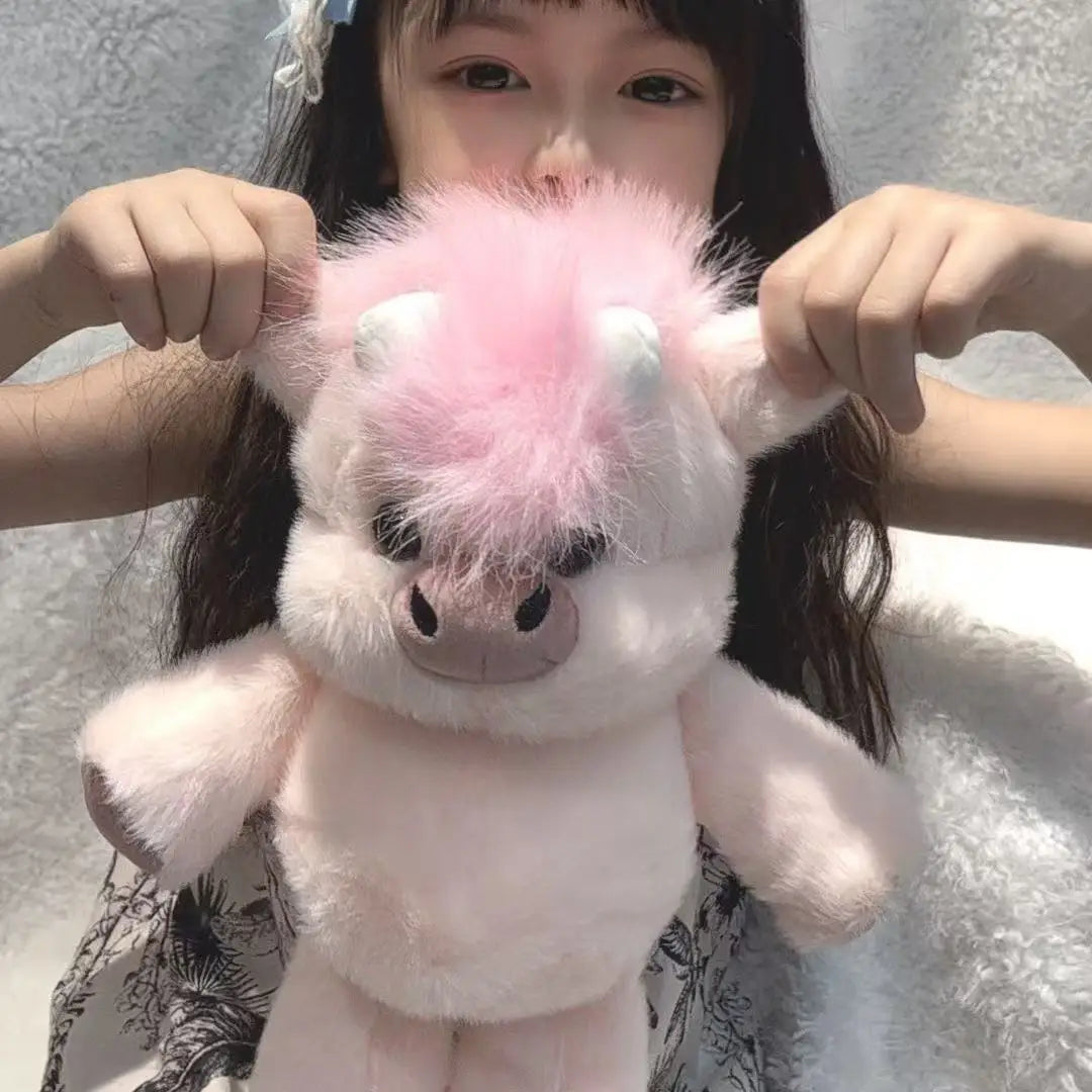 Cochon en Peluche Doux 17,7 Pouces - Cadeau Créatif et Soutien Émotionnel