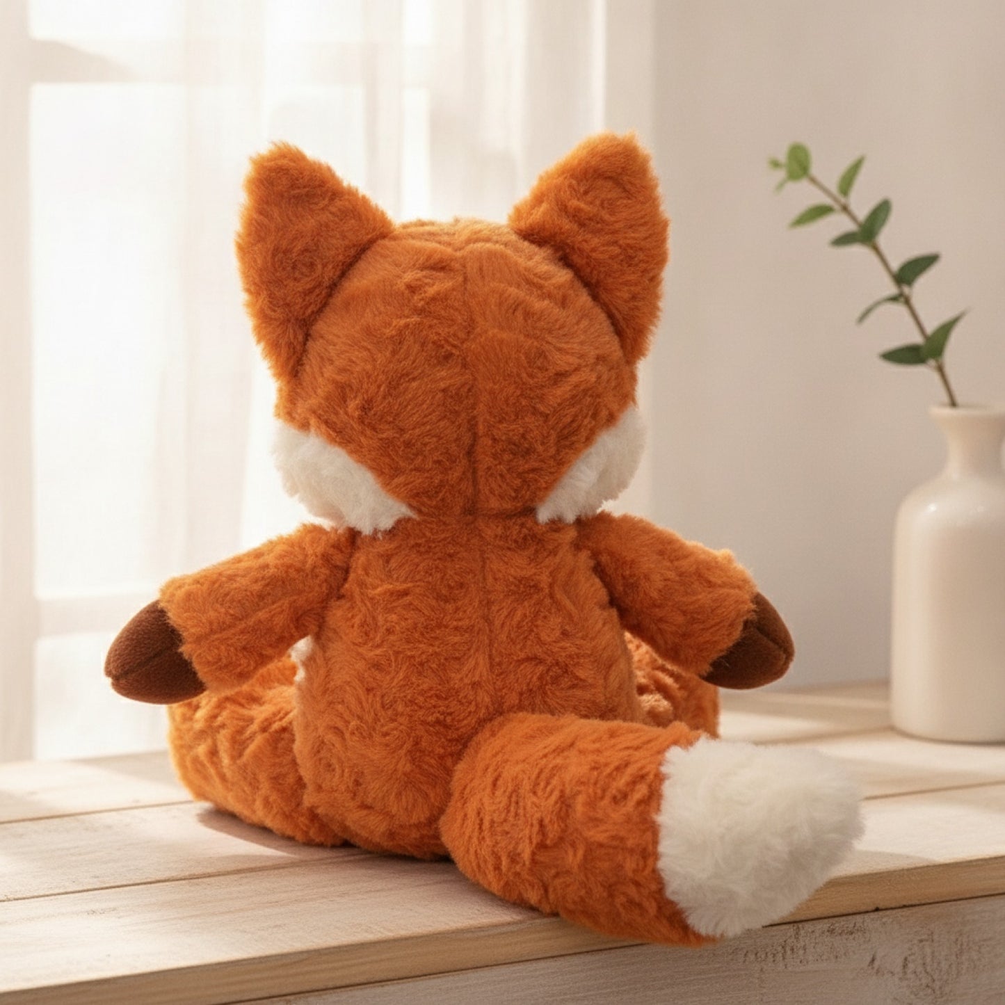 Peluche Renard Doux 35cm - Jouet Bébé Cadeau Anniversaire