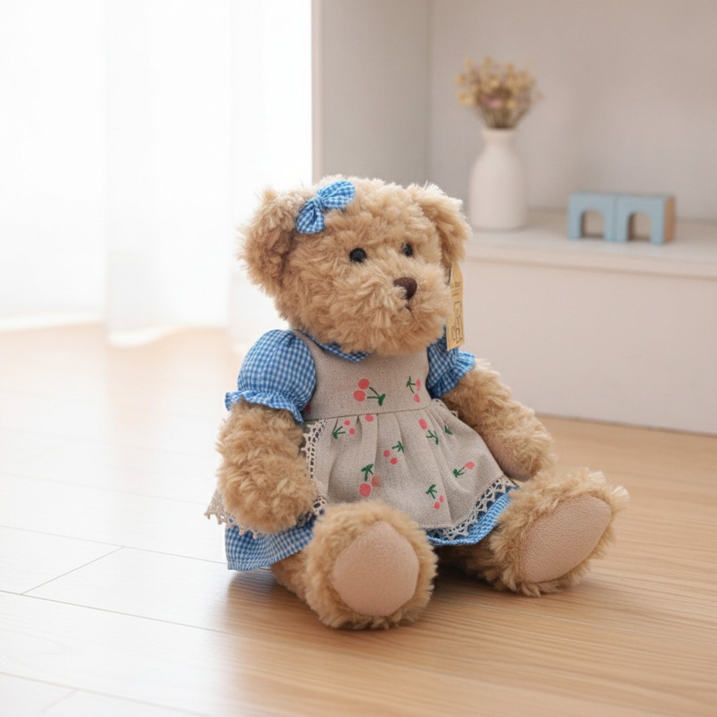 Lot de 2 Ours en Peluche Kawaii 26cm - Cadeau Idéal pour Filles et Petites Amies