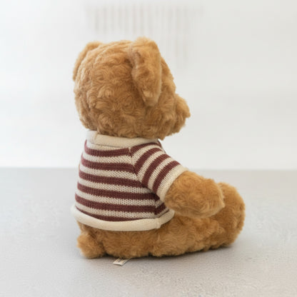 Ours en Peluche 30cm avec Pull - Cadeau Enfant Adorable