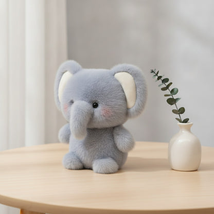 Peluche Éléphant Kawaii 15cm - Cadeau Enfant Doux et Mignon