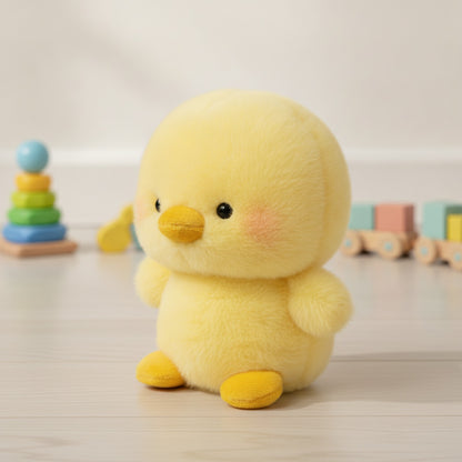 Peluche Kawaii Petit Poulet 15cm - Cadeau Enfant Doux pour Anniversaire & Noël