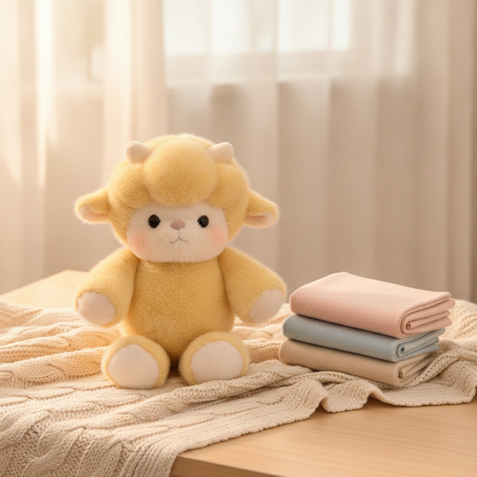 Cochon en Peluche Doux et Mignon - Coussin de Soutien Émotionnel (17,7 pouces, Brun Rosé)