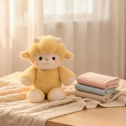 Cochon en Peluche Doux et Mignon - Coussin de Soutien Émotionnel (17,7 pouces, Brun Rosé)