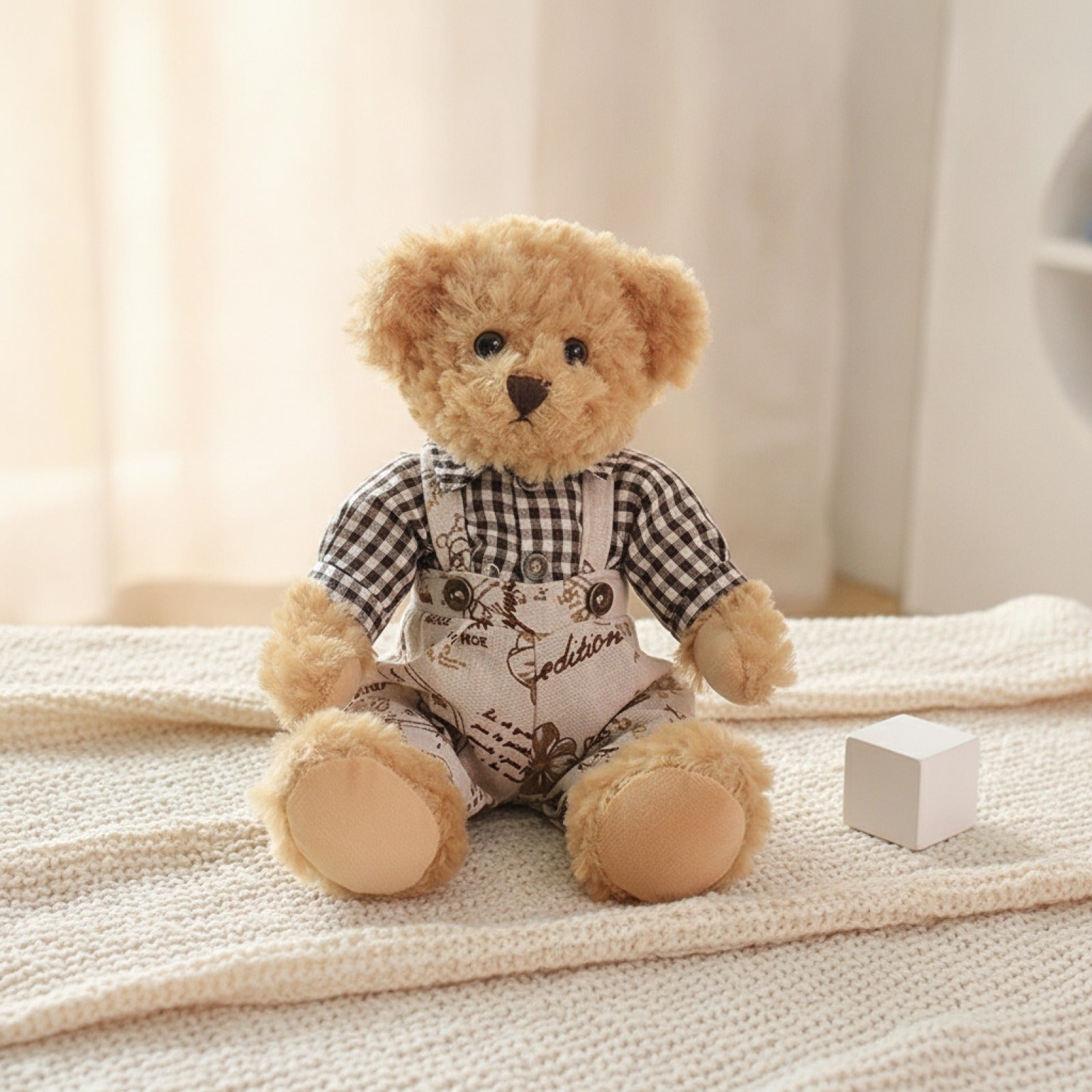 Lot de 2 Ours en Peluche Kawaii 26cm - Cadeau Idéal pour Filles et Petites Amies