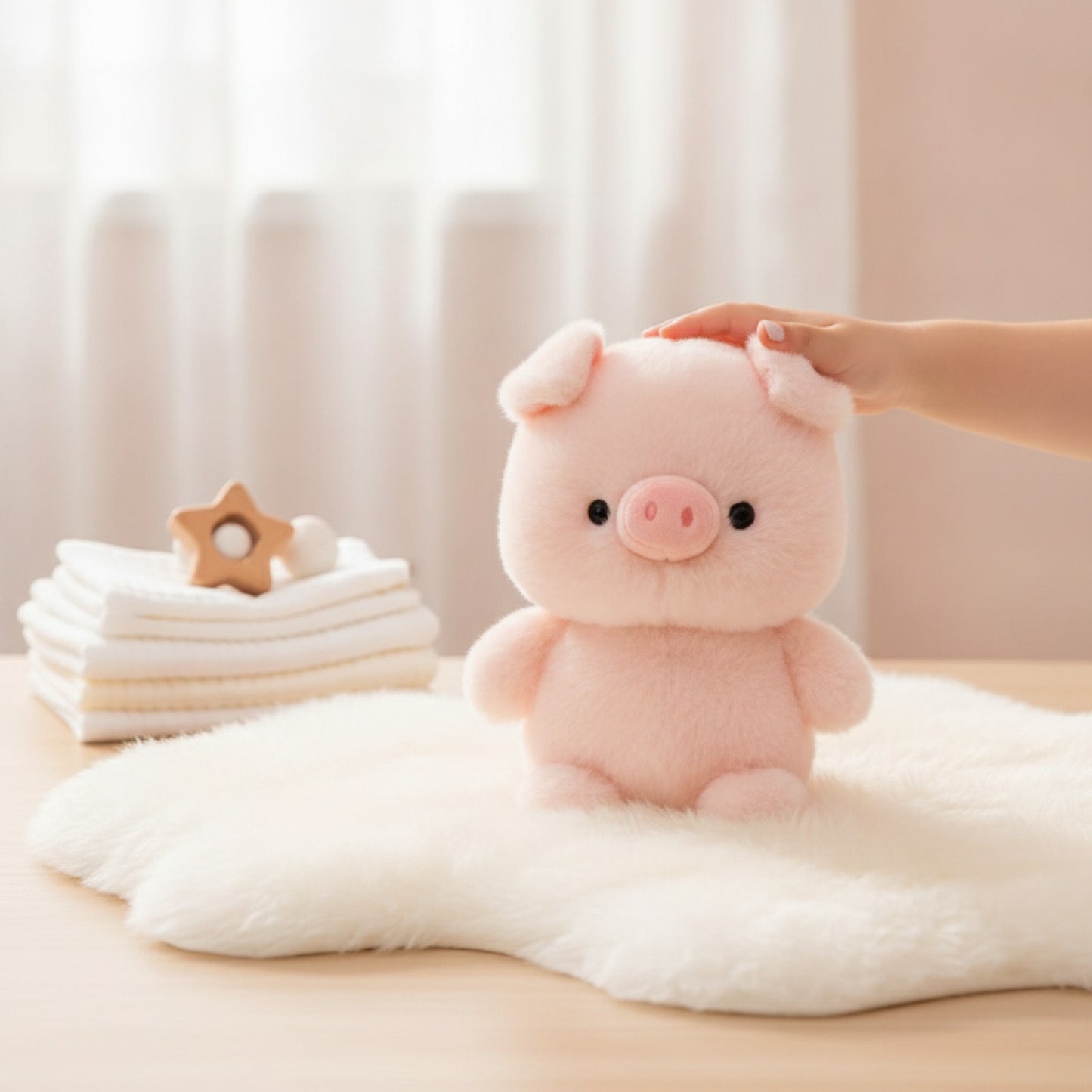 Peluche Kawaii Petit Cochon 15cm - Cadeau Enfant Doux & Mignon