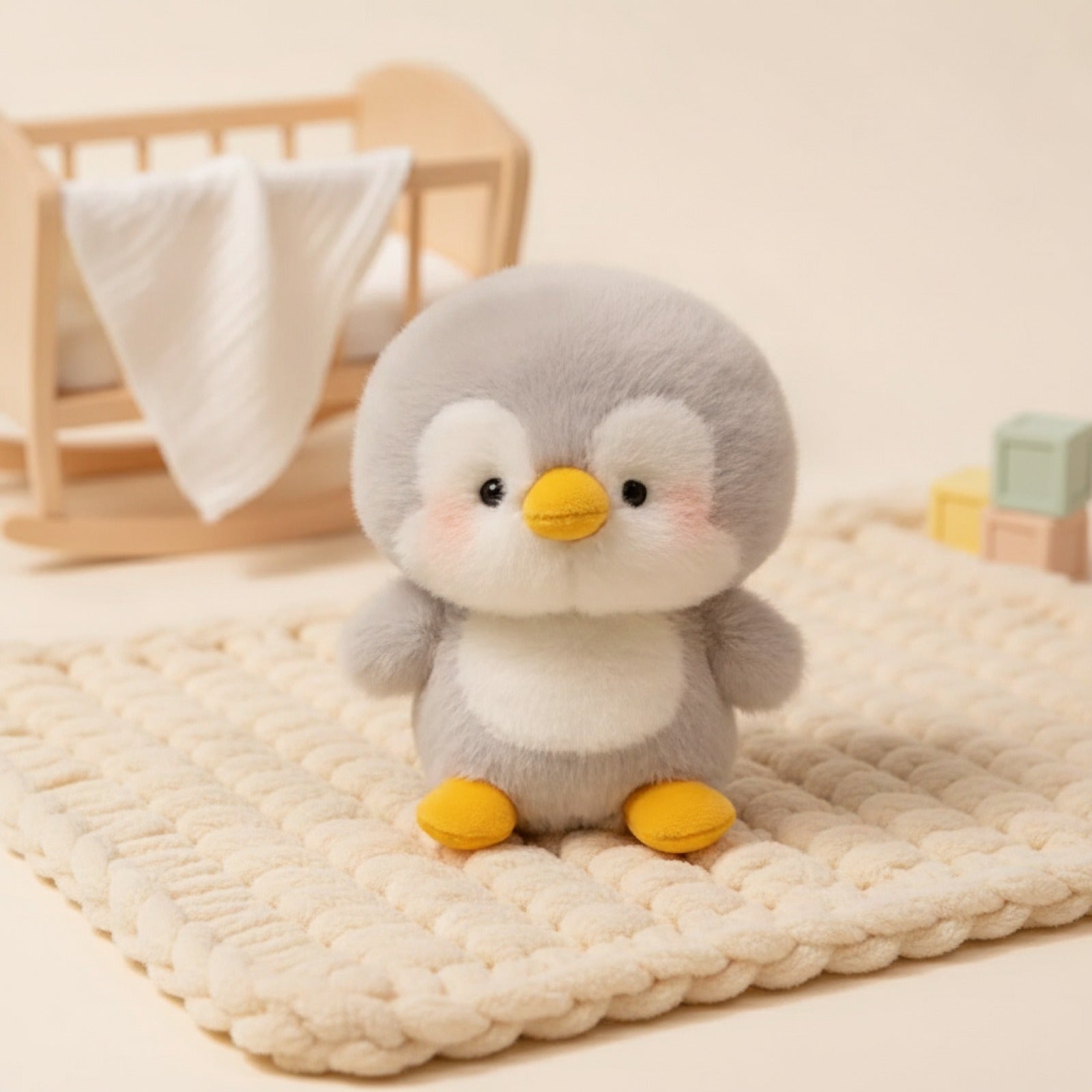 Peluche Pingouin Kawaii 15cm - Doudou Doux et Mignon pour Enfants