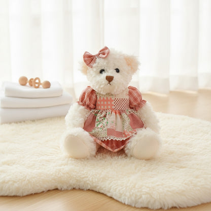 Lot de 2 Ours en Peluche Kawaii 26cm - Cadeau Idéal Filles & Bébé