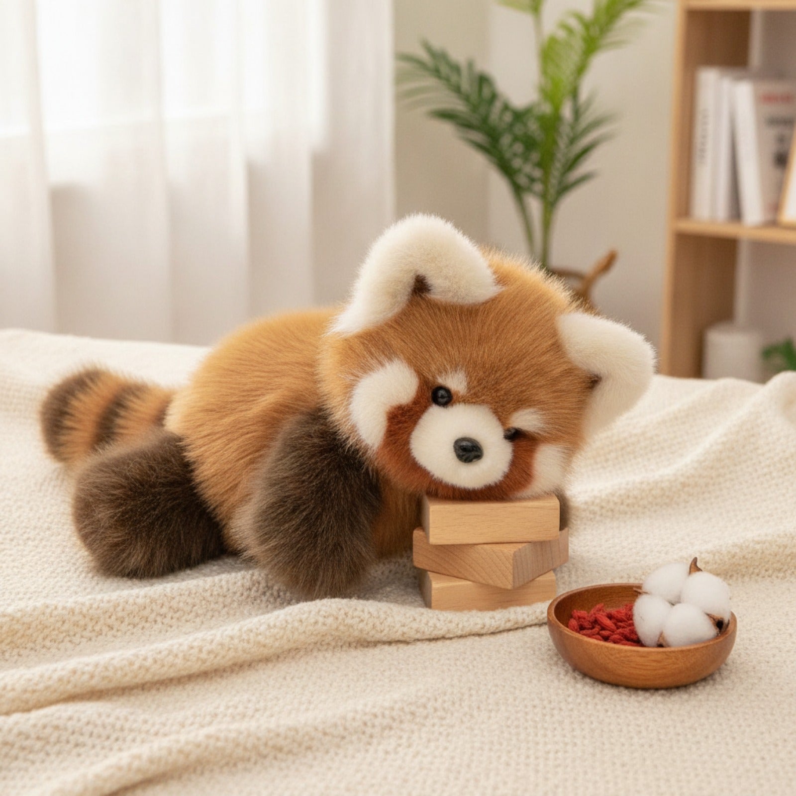Peluche Raccoon Kawaii 55cm - Coussin Doux & Cadeau Original