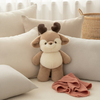 Cochon en Peluche Doux et Mignon - 17,7 Pouces - Corail Clair