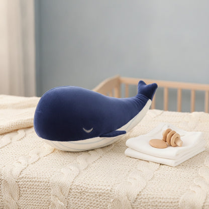 Peluche Baleine Bleue Douce 25cm - Cadeau Enfant Animal Marin