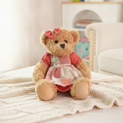 Ours en Peluche Kawaii 26cm - Lot de 2 Cadeaux Mignons pour Filles et Petites Amies