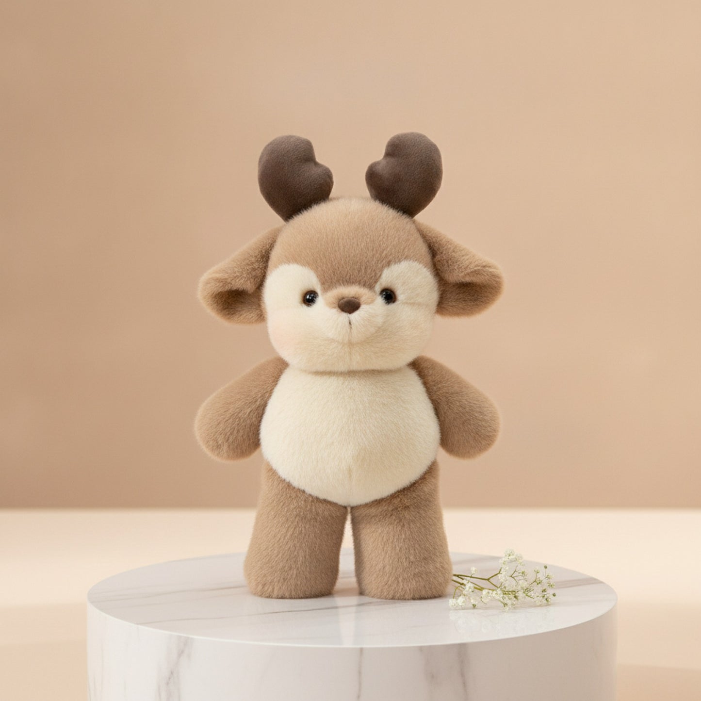 Cochon en Peluche Doux et Mignon - 17,7 Pouces - Corail Clair