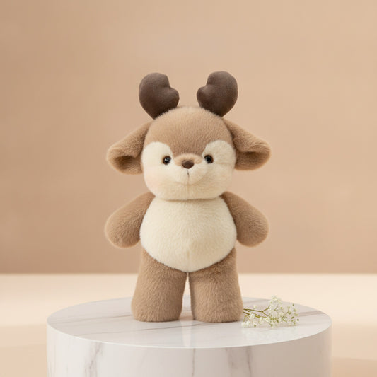 Cochon en Peluche Doux et Mignon - 17,7 Pouces - Corail Clair