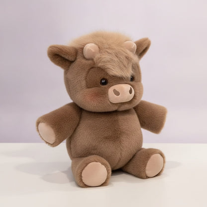 Cochon en Peluche Doux "Orchidée" - 45 cm, Cadeau Créatif et Soutien Émotionnel