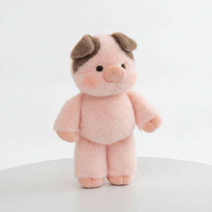 Cochon en Peluche Doux Rose Brumeux - Coussin Mignon 17,7 Pouces