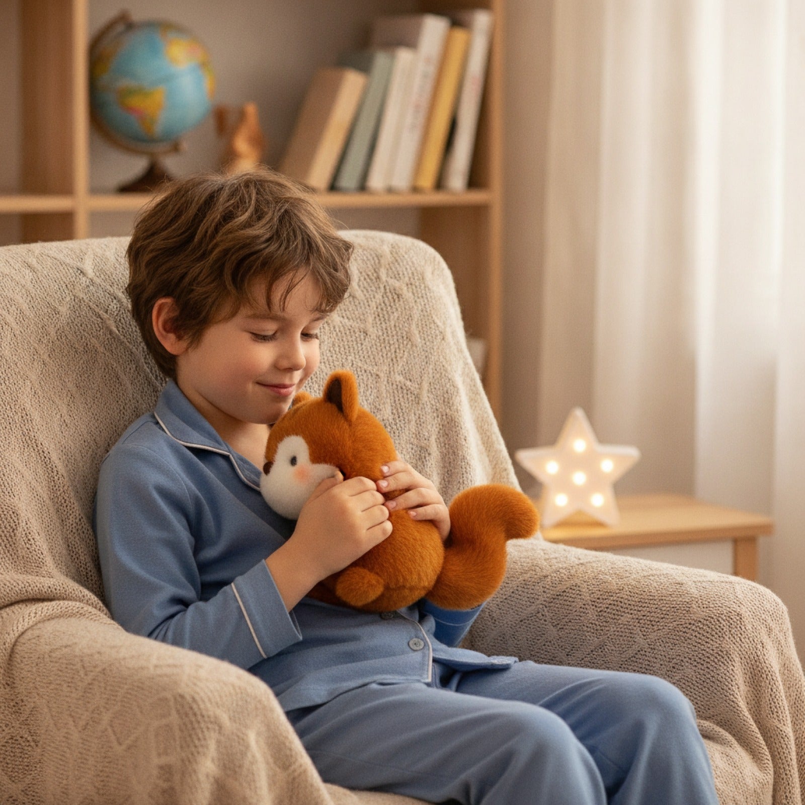 Peluche Mignonne Petit Écureuil Kawaii 15cm - Cadeau Enfant Anniversaire Noël