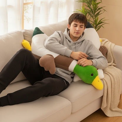 Peluche Canard Moelleux : Oreiller Doux & Décoration Animale Mignonne