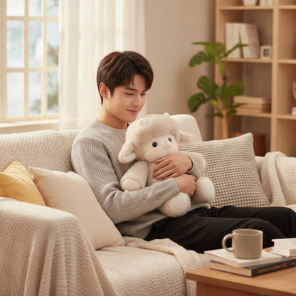 Cochon en Peluche Doux Rose Profond - 45 cm, Cadeau Créatif et Soutien Émotionnel