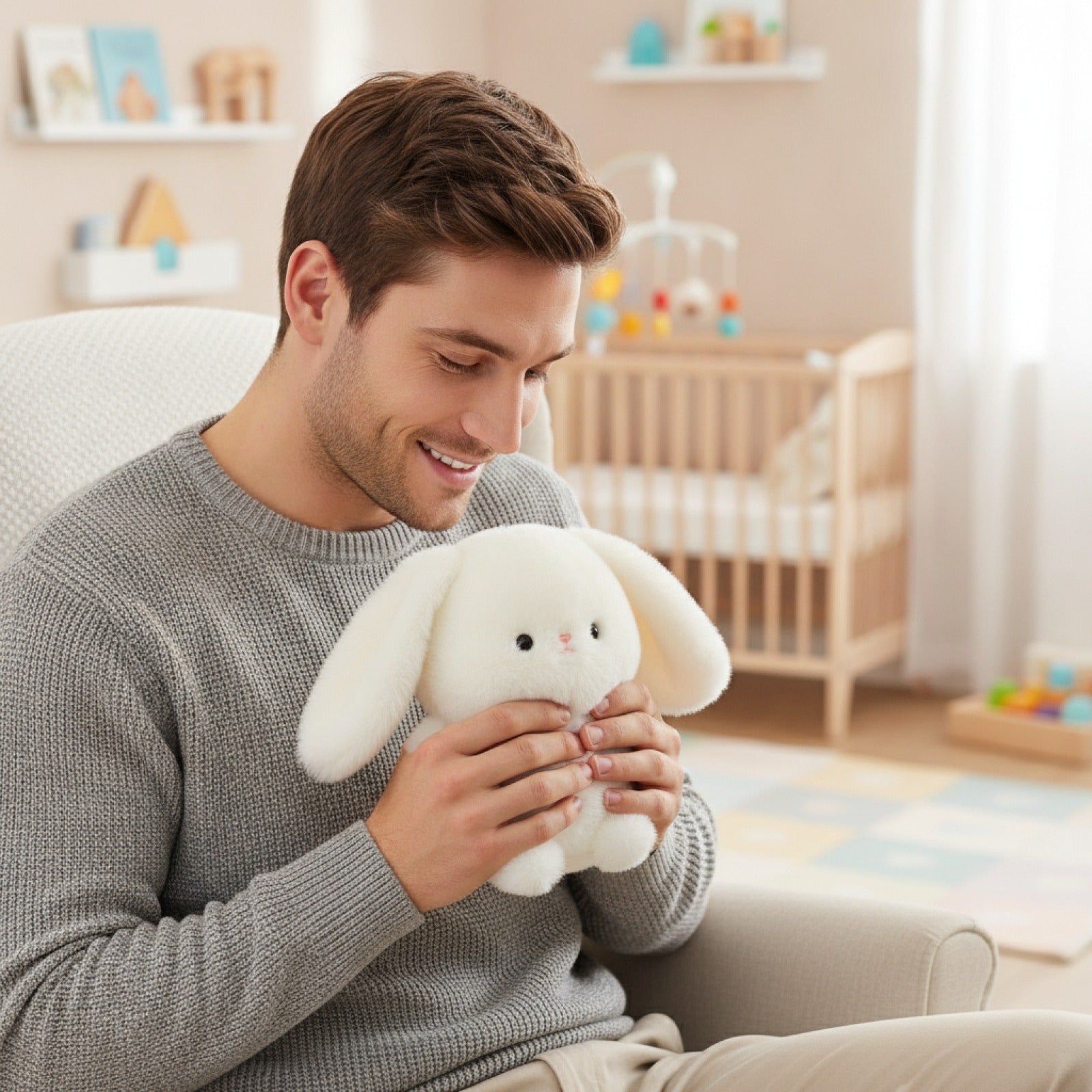 Peluche Lapin Kawaii 15cm : Cadeau Enfant Doux et Mignon