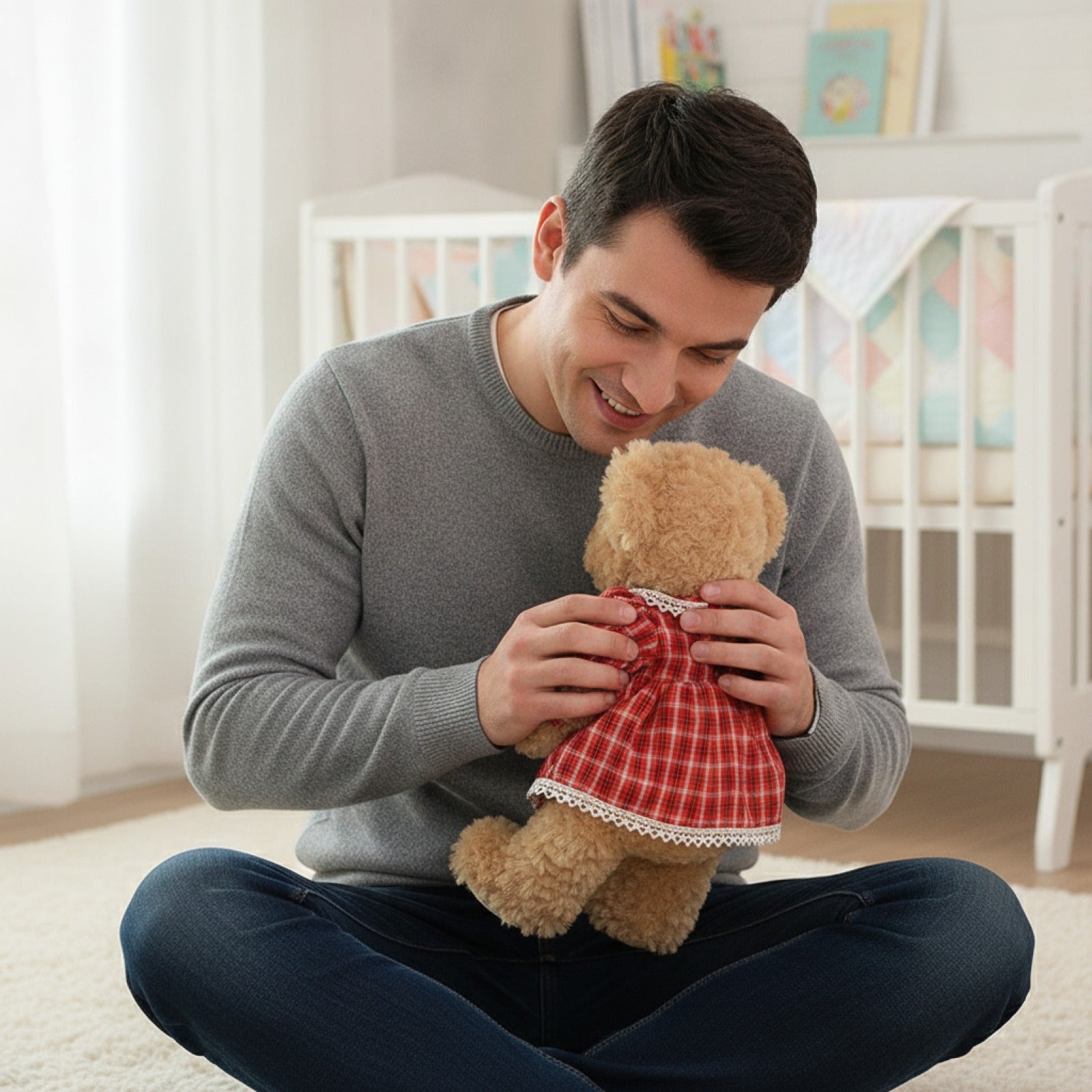 Lot de 2 Ours en Peluche Kawaii 26cm - Cadeau Idéal Fille & Bébé