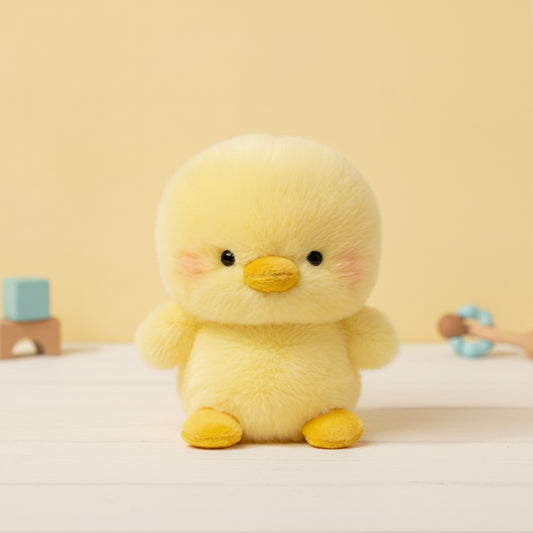 Peluche Kawaii Petit Poulet 15cm - Cadeau Enfant Doux pour Anniversaire & Noël