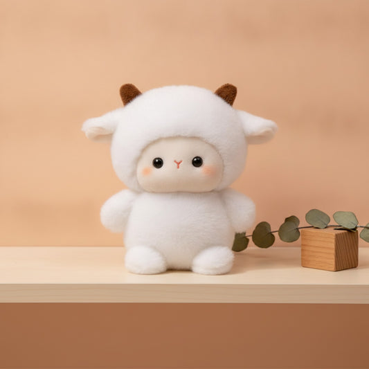 Peluche Kawaii "Little Lamb" 15cm - Cadeau Enfant Doux et Mignon