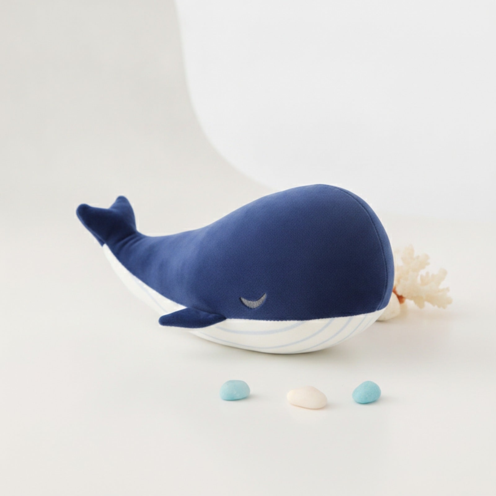 Peluche Baleine Bleue Douce 25cm - Cadeau Enfant Animal Marin