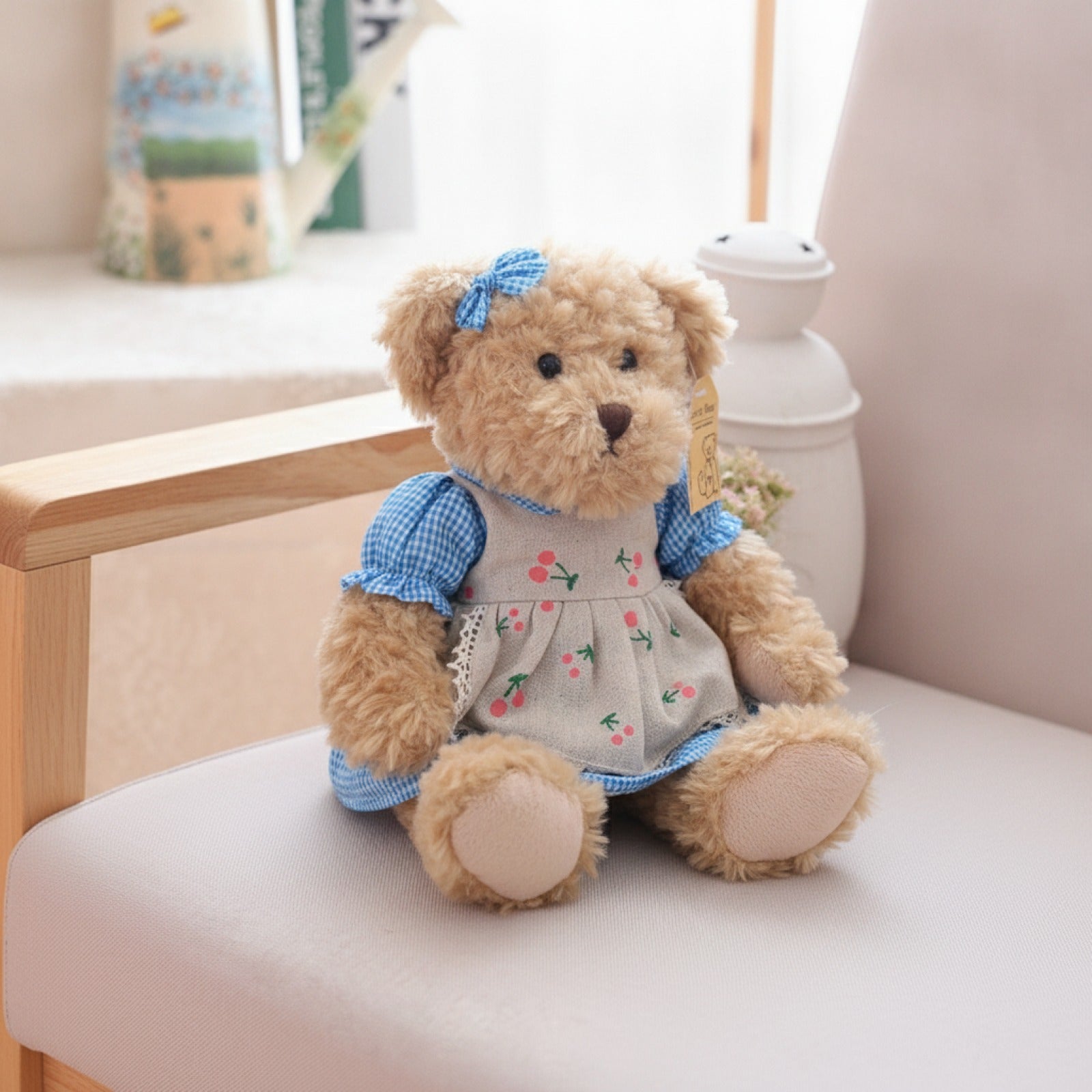 Lot de 2 Ours en Peluche Kawaii 26cm - Cadeau Idéal pour Filles et Petites Amies