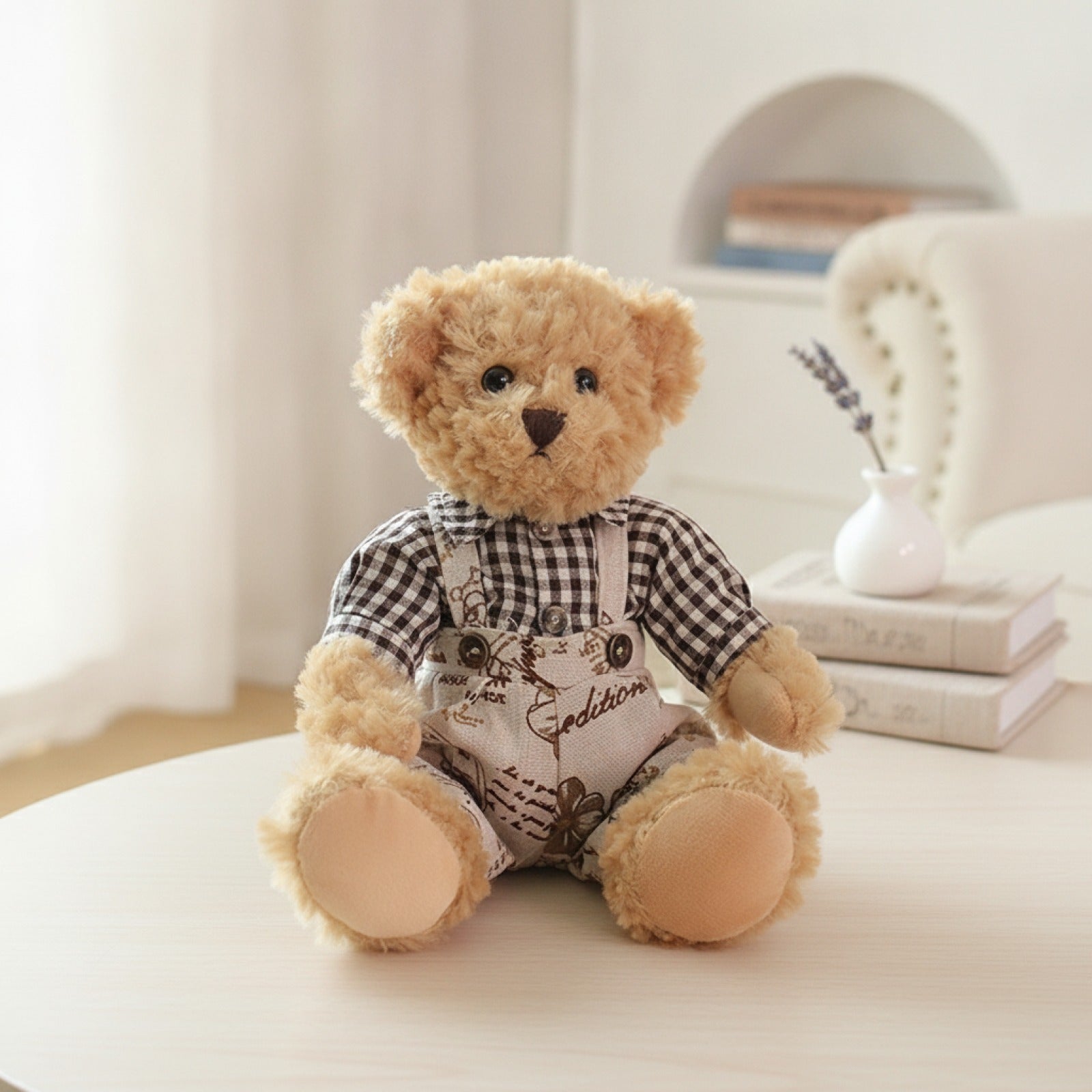Lot de 2 Ours en Peluche Kawaii 26cm - Cadeau Idéal pour Filles et Petites Amies