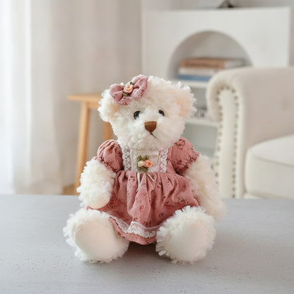 Lot de 2 Ours en Peluche Kawaii 26cm - Cadeau Idéal Fille & Bébé