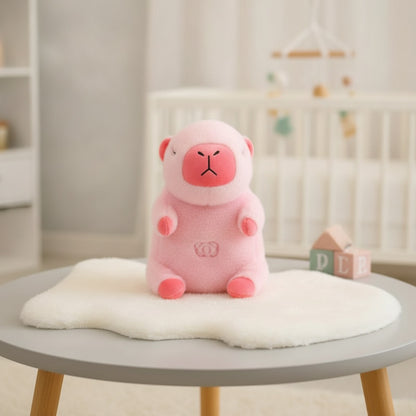 Peluche Ours Respiratoire Bébé "Pink B" - Jouet Musical Apaisant avec Lumière