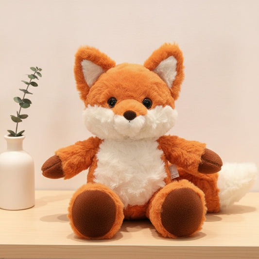 Peluche Renard Doux 35cm - Jouet Bébé Cadeau Anniversaire